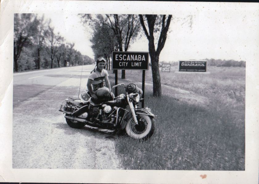 My Pop as the BA biker-boy that he was.